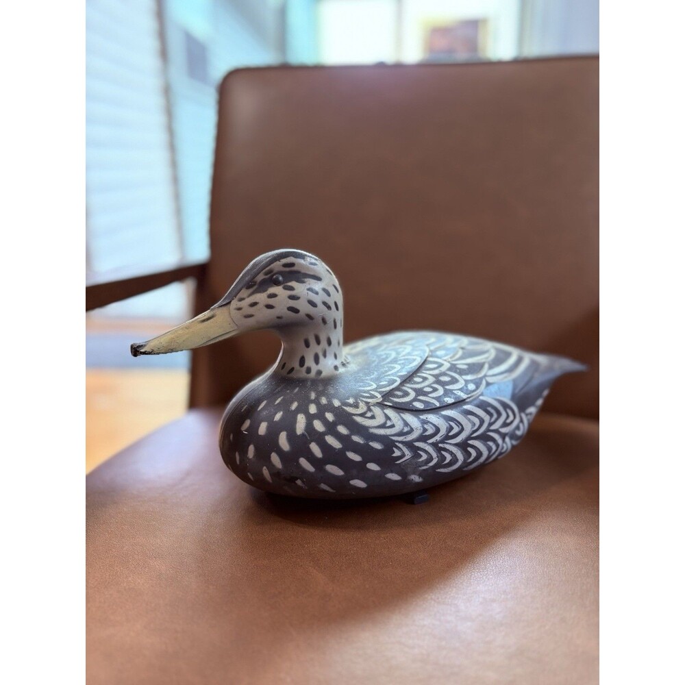 Vintage Style Mallard Hen Duck Decoy Plastic Hunting Cabin Lodge Decor 15β